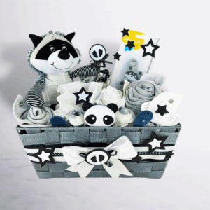 BabyDort dárkový koš pro miminko MÝVAL edice (video)