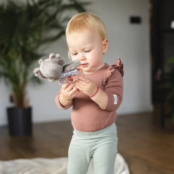 BabyDort třípatrový plenkový dort pro miminko PREMIUM - Koala šedá (video) - Image 5
