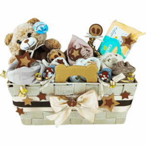 BabyDort dárkový koš pro miminko NATURAL